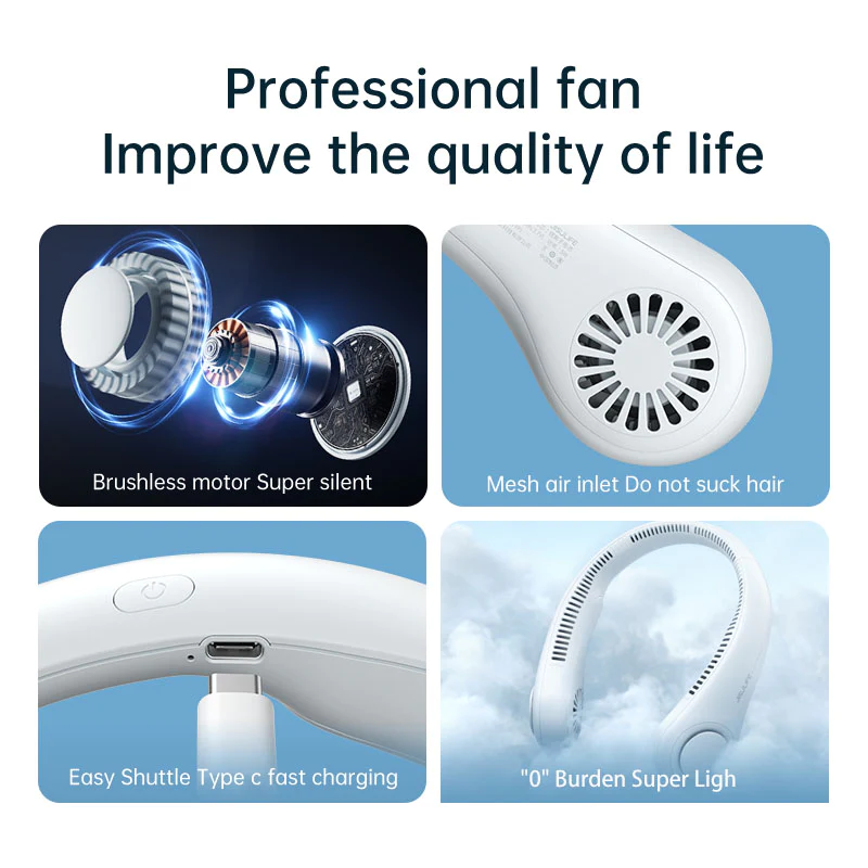 SmartMart® Mini Neck Portable Air Cooler Fan SmartMart®