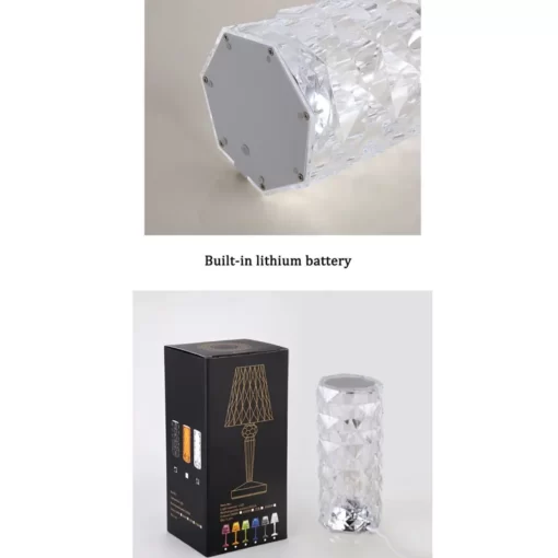SmartMart® Crystal Lamp Diamond Light Projector 16 Colors Touch & Remote Control SmartMart®